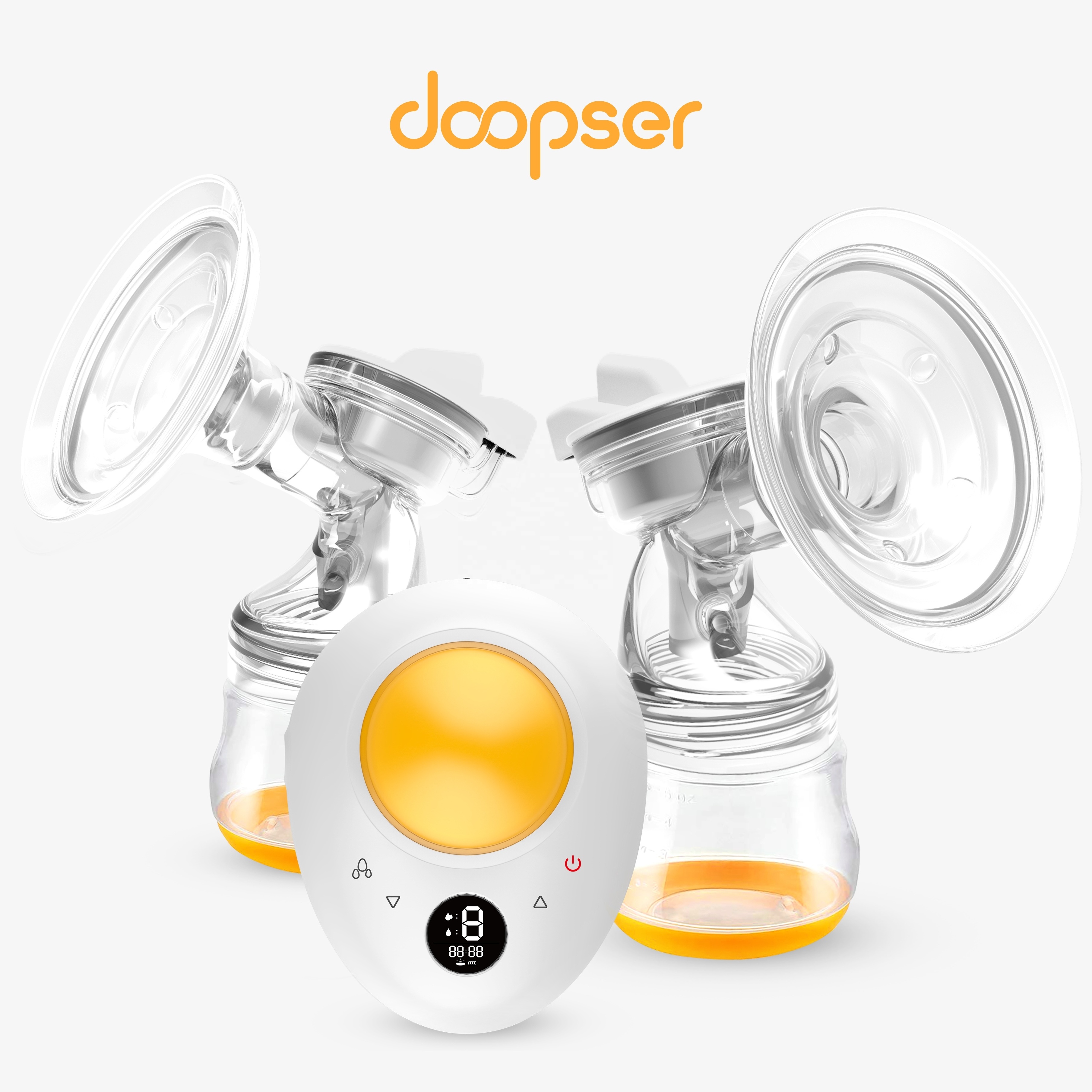 DOOPSER hands free wearable breast pump new wearable breast pump silicone duckbill check valve DPS-8001D