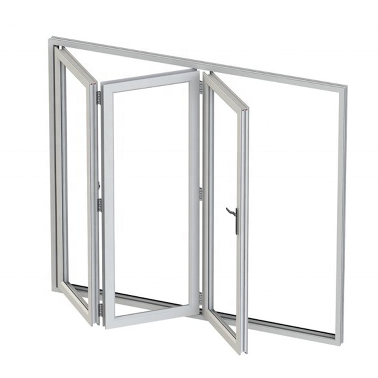 Folding Sliding Door System Aluminum Glass Slide In Pocket Door Plantation Shutter Bifold Doors