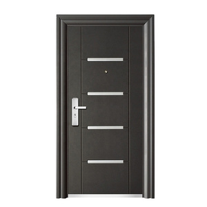 Cheap price bangladesh puerta de seguridad stainless steel door,front metal modern exterior security steel doors