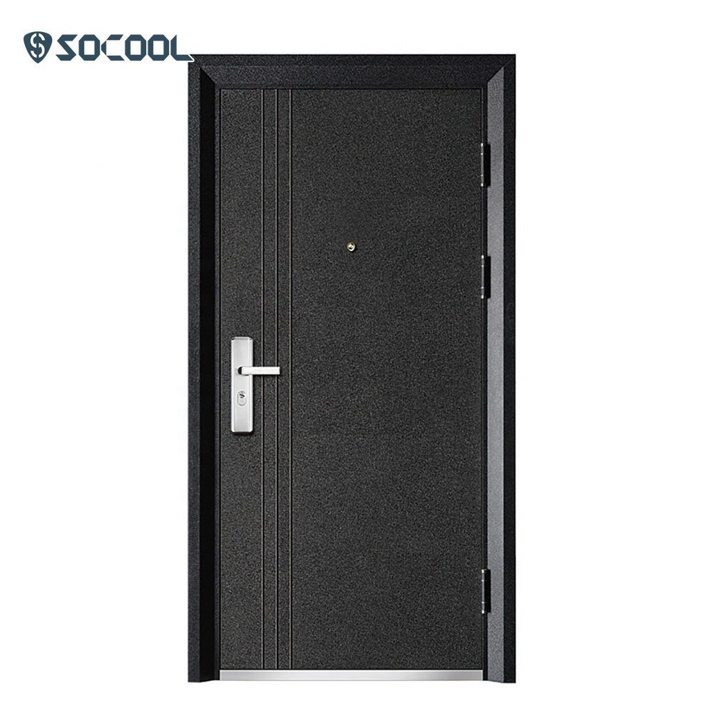 Cheap price bangladesh puerta de seguridad stainless steel door,front metal modern exterior security steel doors