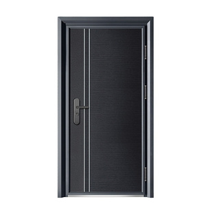 Made In China New Design Burglarproof Security Front Exterior Steel Front Metal Door