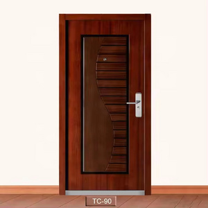 China Manufacturer Front Door Designs Steel  Entry Exterior Security Steel Door for Houses