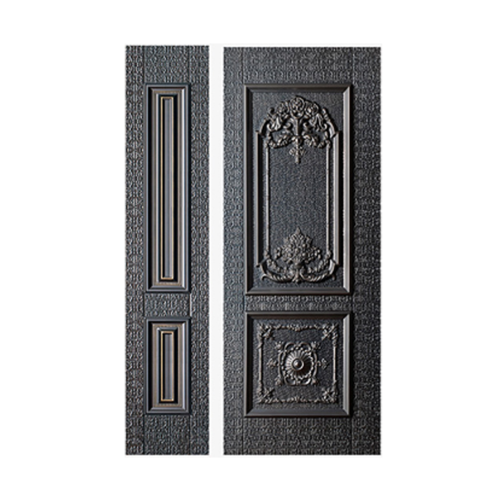 2024 Skin Door Panel Bending Sheet Stamping Stainless Steel Metal Part Steel Chinese Door Plate Decoration Unfinished