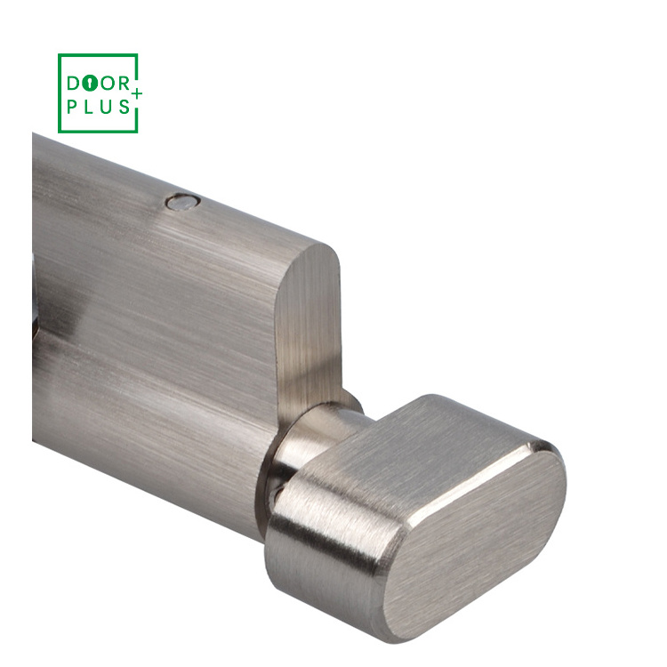 Doorplus Turn Euro Security Cylinders Knob Lock 60mm/70mm/80mm Brass Pin Cylinder Lock