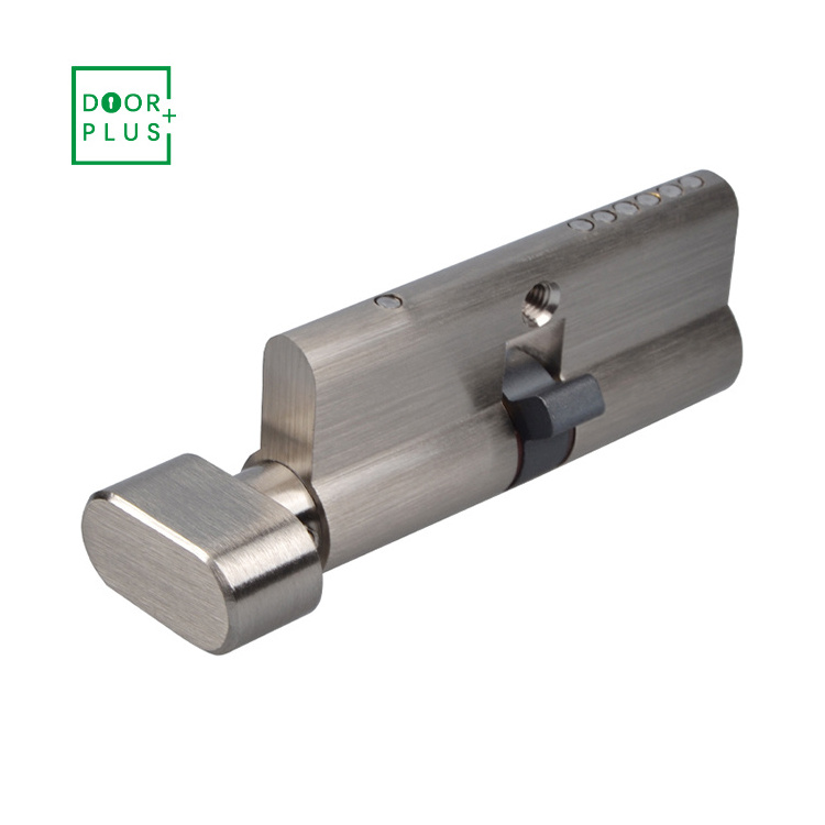 Doorplus Turn Euro Security Cylinders Knob Lock 60mm/70mm/80mm Brass Pin Cylinder Lock