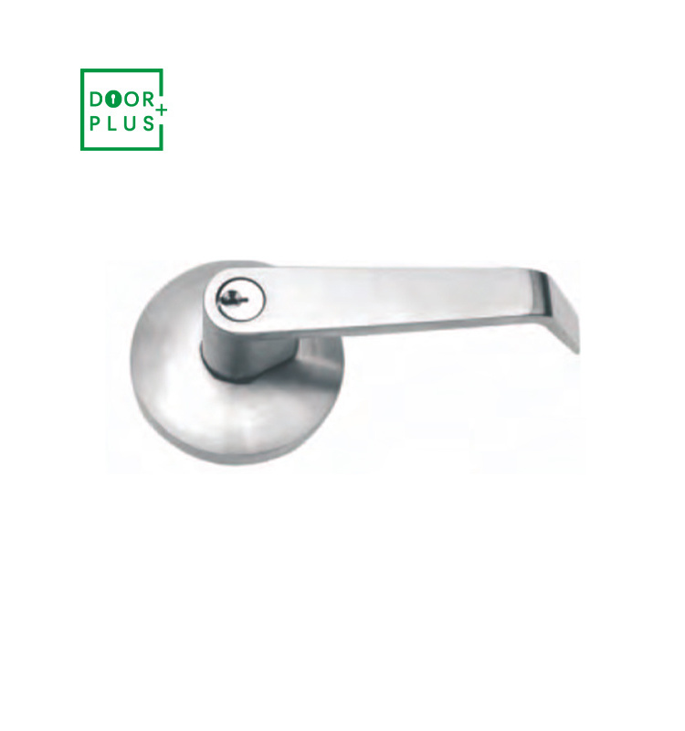 Doorplus Stainless Steel Outside Trim Lock For Fire Door  Panic Exit Device Panic Bar Lock Handles