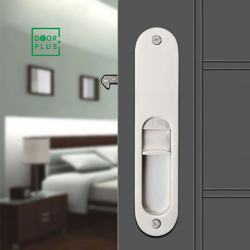 Doorplus Bathroom Kitchen Sliding Door Indicator Hook Lock  Bedroom Wooden Door Invisible Door Lock