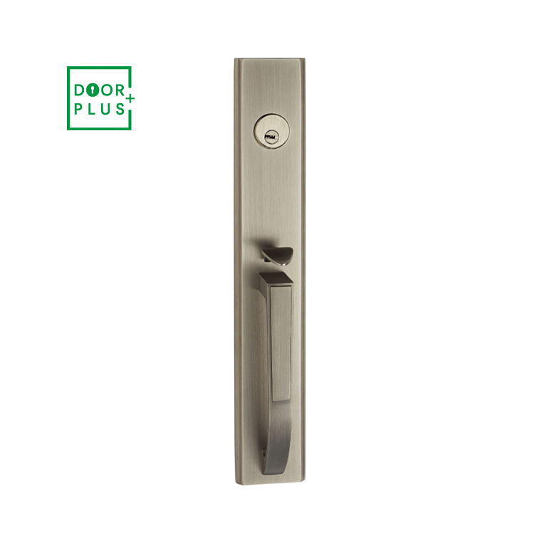 Doorplus Zinc Alloy Main Door Lever Handles Deadbolt Lock Residential Design Lockset Entry Lever Handleset