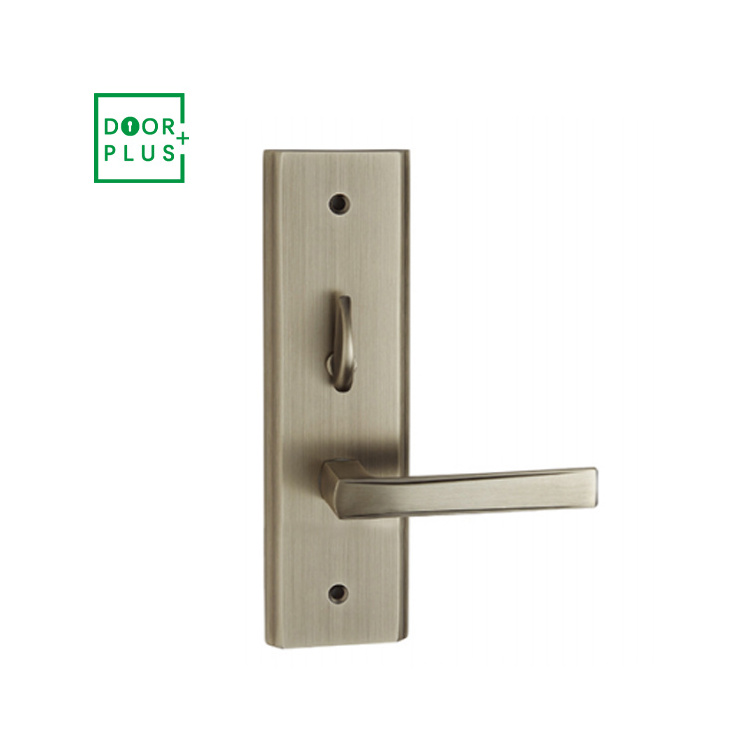 Doorplus Zinc Alloy Main Door Lever Handles Deadbolt Lock Residential Design Lockset Entry Lever Handleset