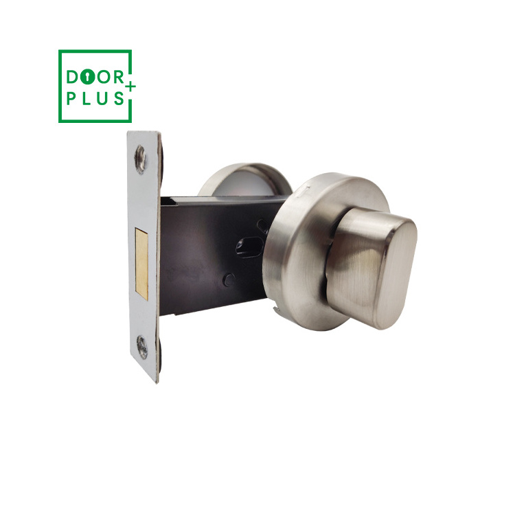 Doorplus High Quality Toilet Partition Wooden Door Lock Single Tongue Mortise Lock Shower Indicator Door Lock