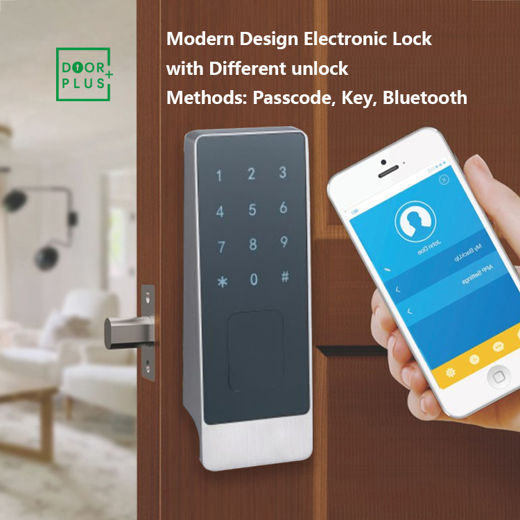 Doorplus Hot Sale Password Keyless Electronic Entry Interior Smart Locks Gate Digital Deadbolt Door Lock For Wooden Door