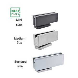 Doorplus Hydraulic Patch Hole Spring Floor Concealed No Digging Floor Hinge Two Way Glass Door Closer with Hold Open