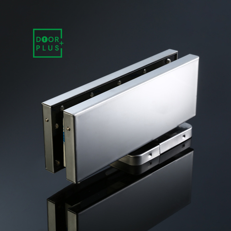 Doorplus Hydraulic Patch Hole Spring Floor Concealed No Digging Floor Hinge Two Way Glass Door Closer with Hold Open