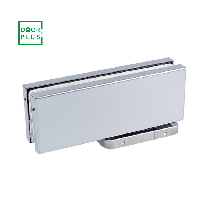 Doorplus Fast Setting Hydraulic Door Closer Double Action Bottom Brush Frameless Concealed Door Closers