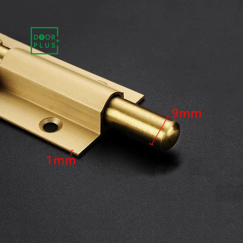 Doorplus Cheap Top Quality Security Lock Sliding Brass Barrel Tower Bolt For Door