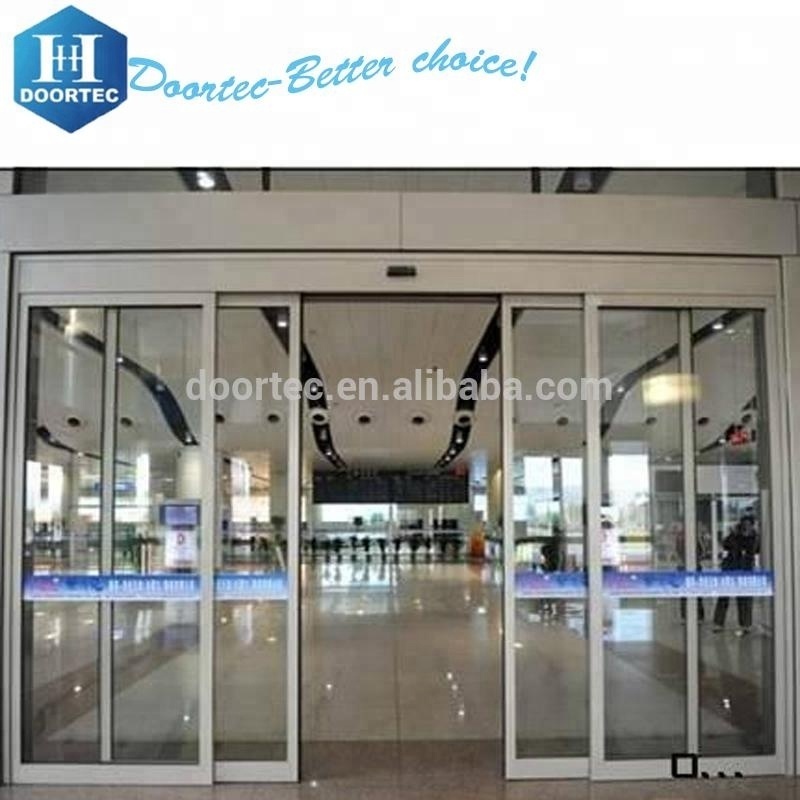 Doortec Heavy duty automatic sensor glass sliding door Automatic door opener used commercial glass doors HH200B