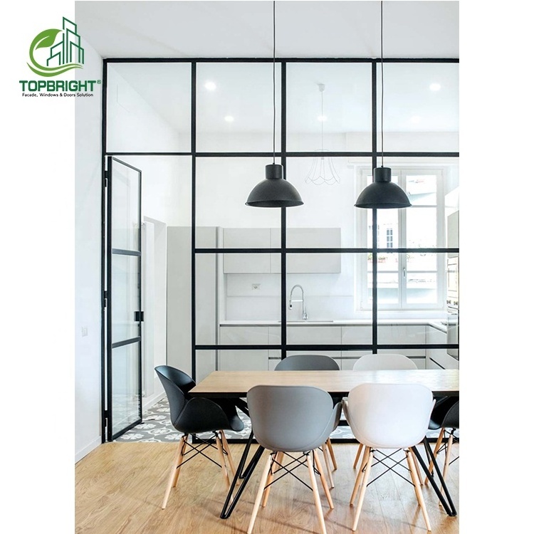 Interior french swing kitchen door extremely narrow black steel galvanized casement door