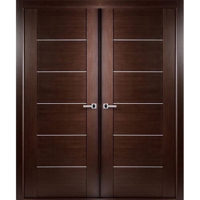 Good Quality Wooden House Fire Rated Heavy Duty Security Exterior Doors Wood Entrance