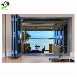 Topbright bi fold screen philippines insulated double glazing aluminium residential folding windows