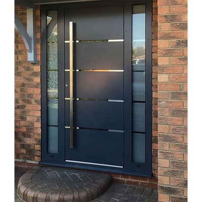 High Quality Exterior Entrance Front Main Gate Steel Security Door Modern Residential