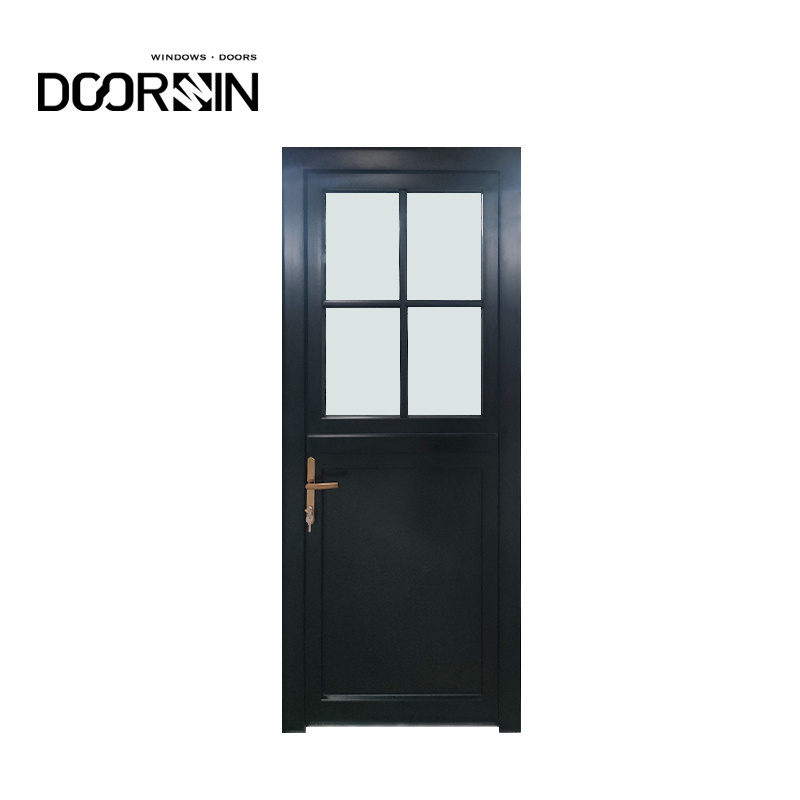 Doorwin Hot Sale Interior Wood Door Solid Wood Design Double Glazed With Low-E Dutch Door Made Of Walnut For Bedroom