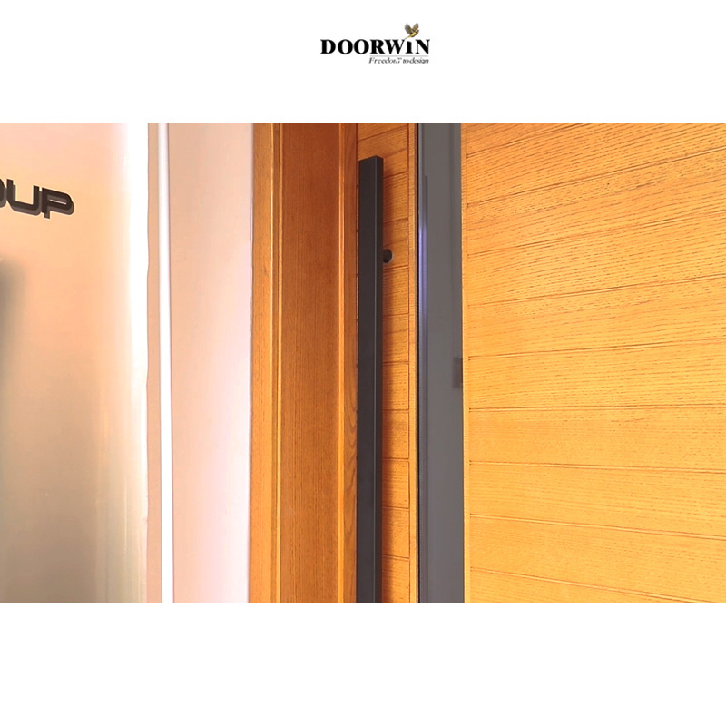 2024 Hot New Products High quality Soundproof Door Solid Wood Entry Door Front Entry Hinged Door