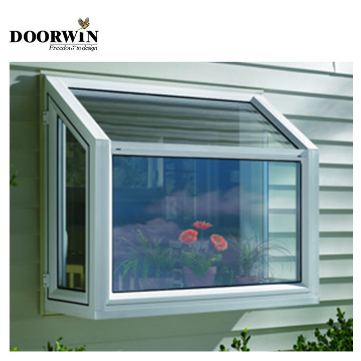 Doorwin Personalized Hurricane Impact White Large Kitchen Garden Wooden Bay Bow Window In Philippines