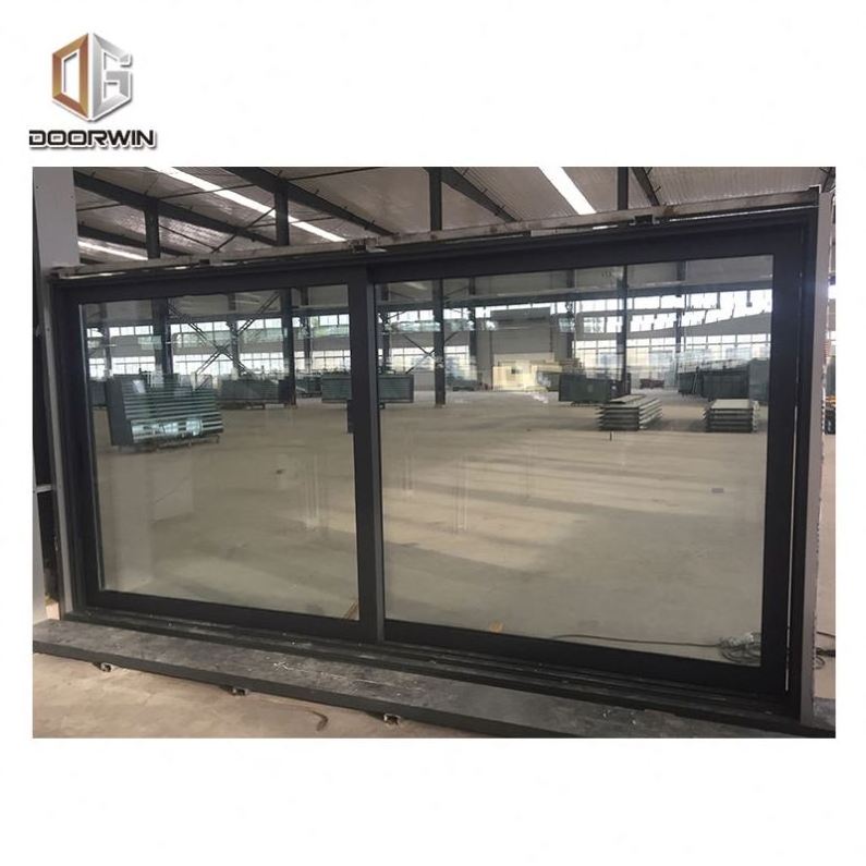 American hot sale SGCC IGCC 3 glasses sound proof aluminium sliding glass door for sea-view room