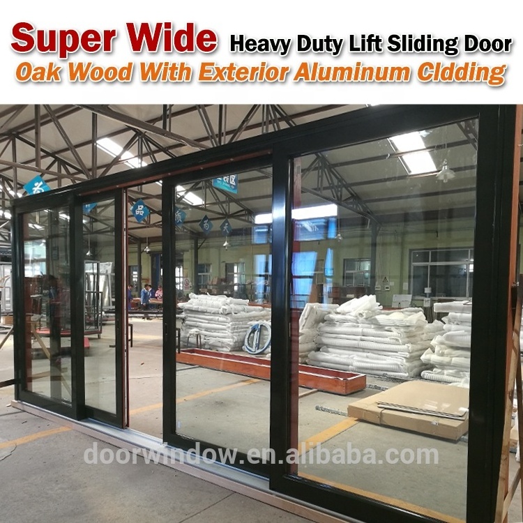 Germany Powder Coating Aluminium Sliding Door Low-E Glazing Sliding Patio Door Office Glass Sliding Door for sale