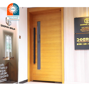 2024 Hot New Products High quality Soundproof Door Solid Wood Entry Door Front Entry Hinged Door