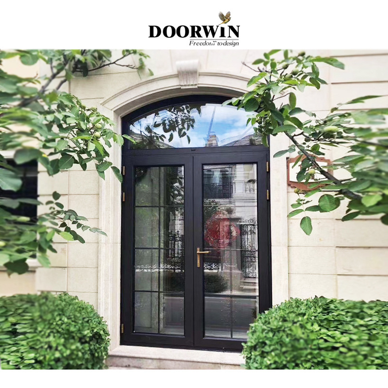 Doorwin Hot sales china top brand thermal break aluminum high end configuration doors front entry doors