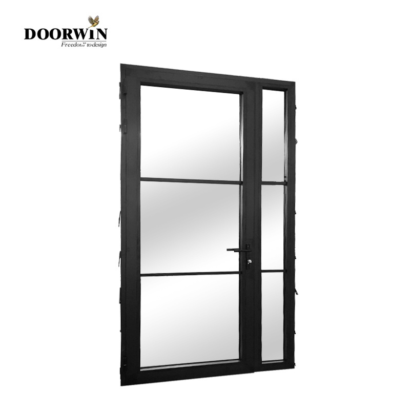 Doorwin Hot sales china top brand thermal break aluminum high end configuration doors front entry doors