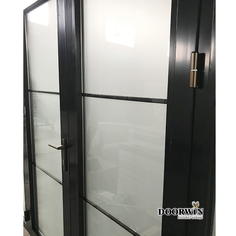 Doorwin 10 Year Warranty Energy Efficient High-End Custom Fitted French Doors Villa House Glass Door Casement Door