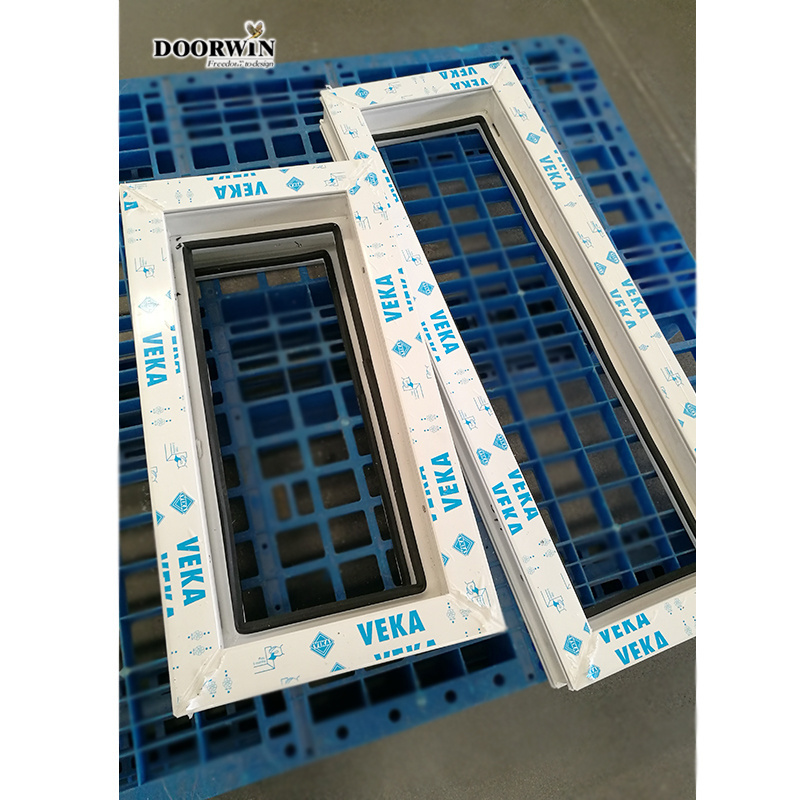 New design upve/pvc outward opening with hand crank opener casement pvc window