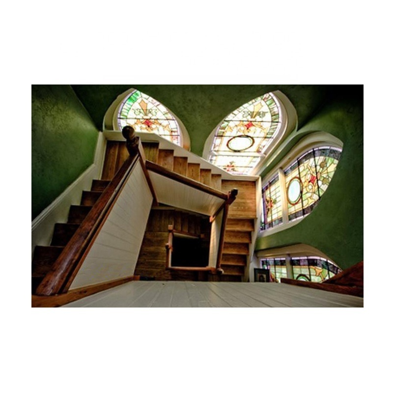 Doorwin Windows Dome Roof Stained Glass Wooden Aluminum Window Churches Colorful Church Windows Grill Design