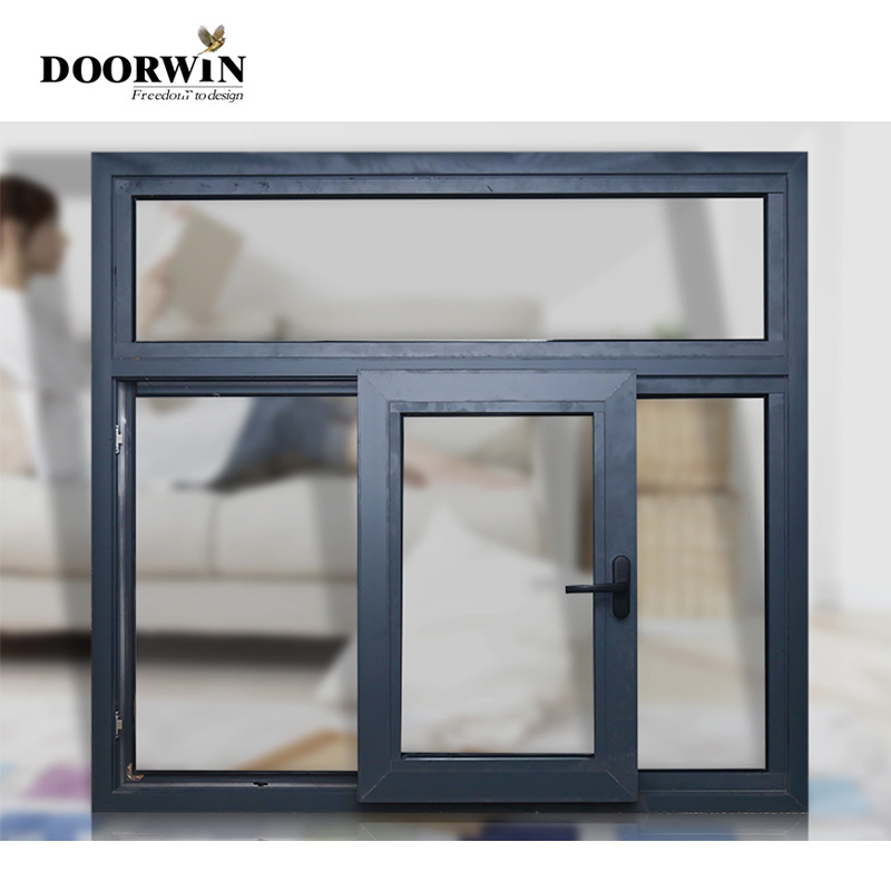 Doorwin Custom Modern Design Sonndproof Hurricane Vertical Aluminum Sliding Window for Kitchen Balcony Customized Kitchen Window