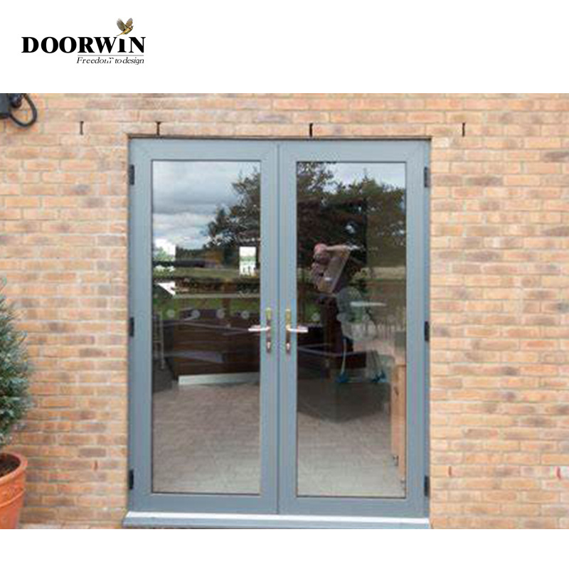 Modern Contemporary Customized Double Glazed Powder Coating Aluminium Ultra Narrow Frame Door and Windows