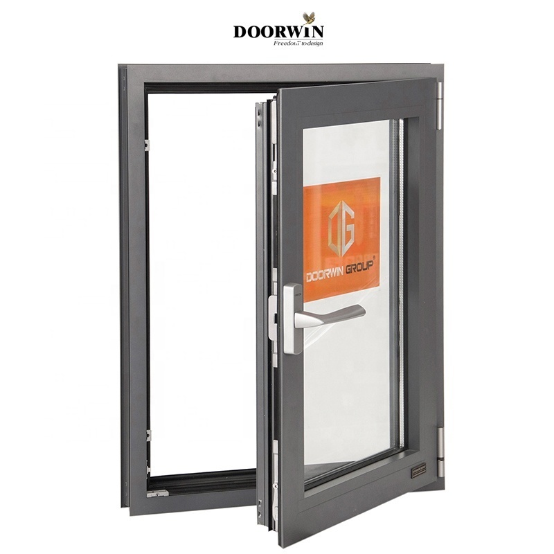 Doorwin Architect Series Energy Efficient Germany Thermal Break Aluminum Windows System Aluminium Tilt&Turn Window