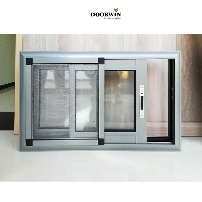 Doorwin Modern Double Glazed Casement Window Aluminium Balcony Sliding Windows with Aluminum Profile