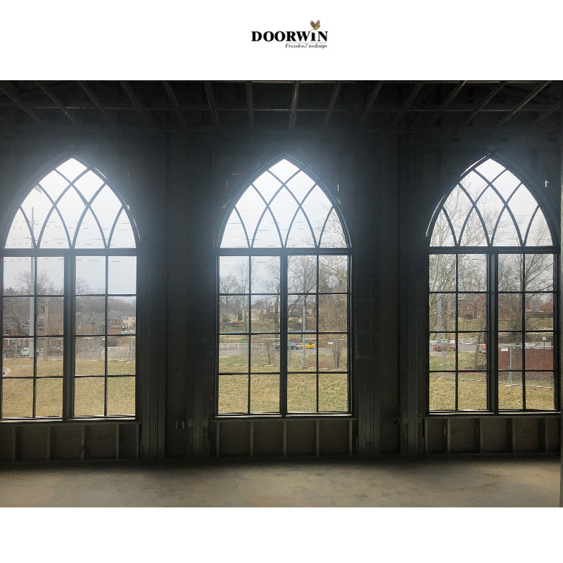 Doorwin Windows Dome Roof Stained Glass Wooden Aluminum Window Churches Colorful Church Windows Grill Design