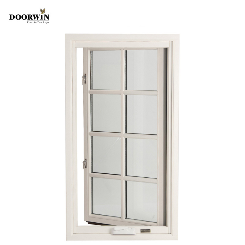 Doorwin New design triangle Aluminum clad wood Fixed Awning glass 6 foot  sliding bay triangle fixed bay-bow window