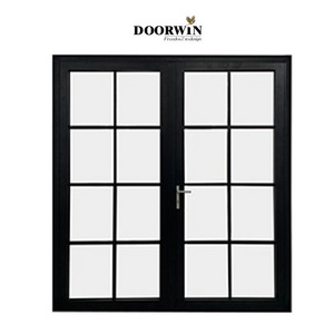 Modern Contemporary Customized Double Glazed Powder Coating Aluminium Ultra Narrow Frame Door and Windows