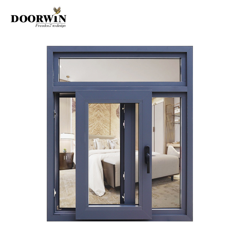 Doorwin Custom Modern Design Sonndproof Hurricane Vertical Aluminum Sliding Window for Kitchen Balcony Customized Kitchen Window