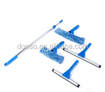 5 in 1 Cleaning Kit Rubber Window Squeegee Plastic Cleaning Scraper