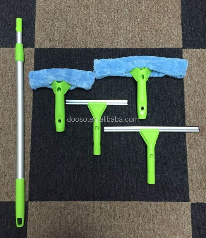 5 in 1 Cleaning Kit Rubber Window Squeegee Plastic Cleaning Scraper