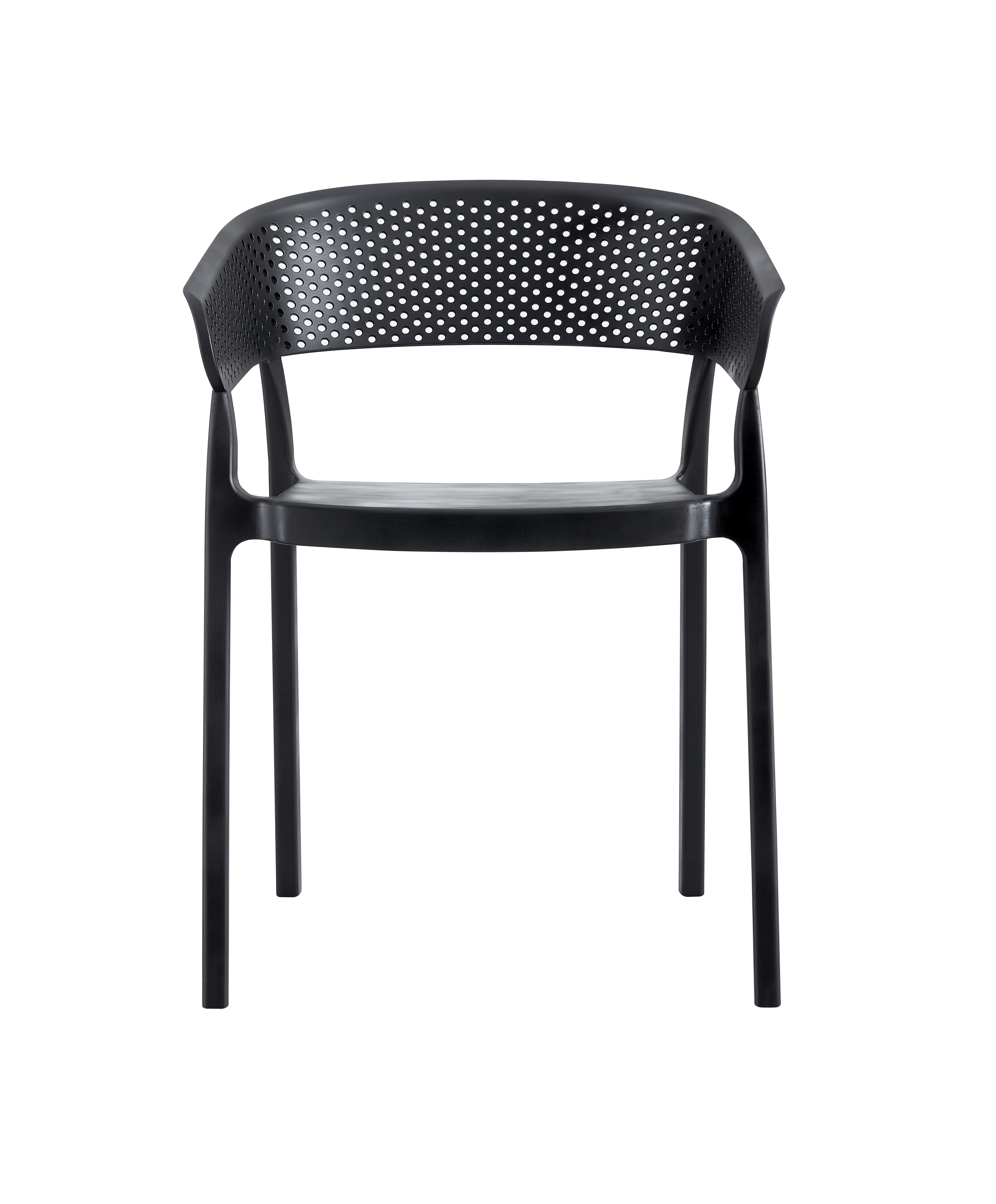 Best Selling Monoblock Heavy Duty Black Stacking Pp Chair Stacked Stackable Arm Armrest Plastic Chairs