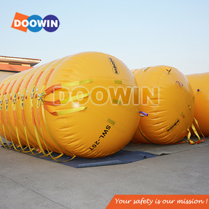 HF Welding Inflatable Pontoon Dock Floating Marine Salvage Buoyancy Air Lift Bag For Underwater Works