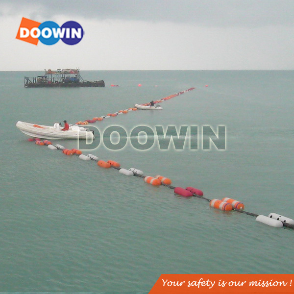 Inflatable Plastic Floater Marine Buoyancy Modules Offshore Distributed For Dredging Pipe