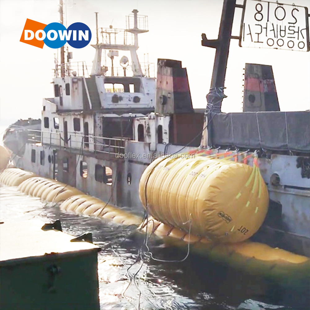 Sunk Ship Refloating Rubber Air Tube Floating Dock Plastic Pontoons