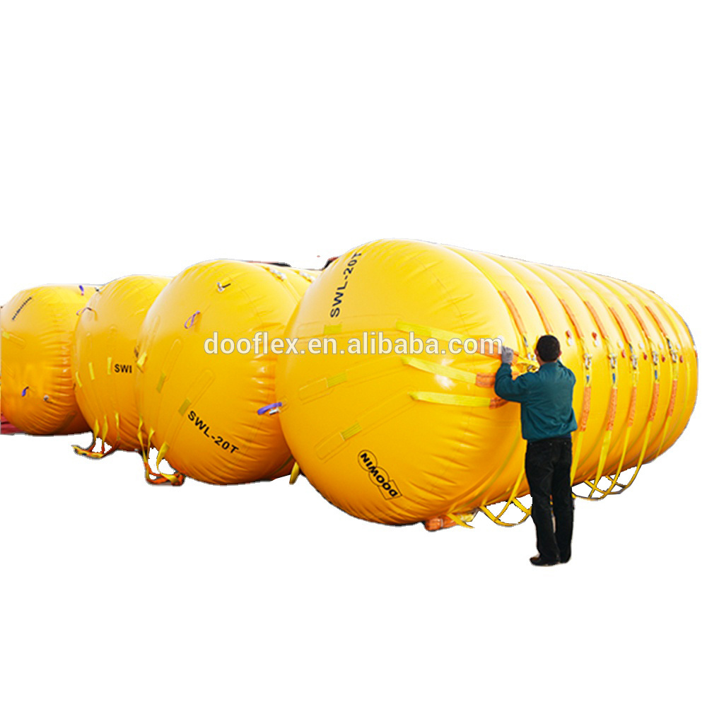 Marine Salvage PVC Air Lift Bag / Inflatable Dock Pontoon For Sale